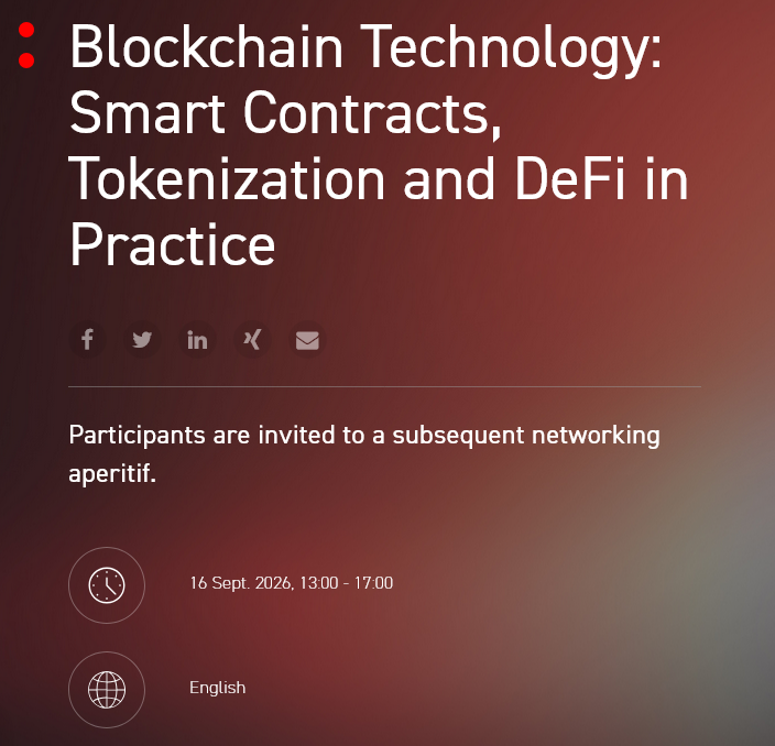 Blockchain Technology: Smart Contracts, Tokenization and DeFi in ...